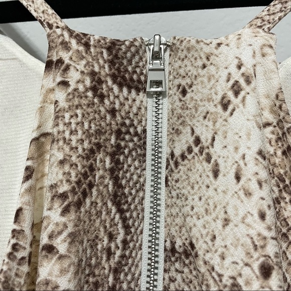 Bar III Tank Snakeskin Print Strappy Blouse Womens XS - Picture 8 of 10